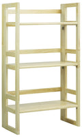 3-Shelf Folding Bookcase, Natural N10882
