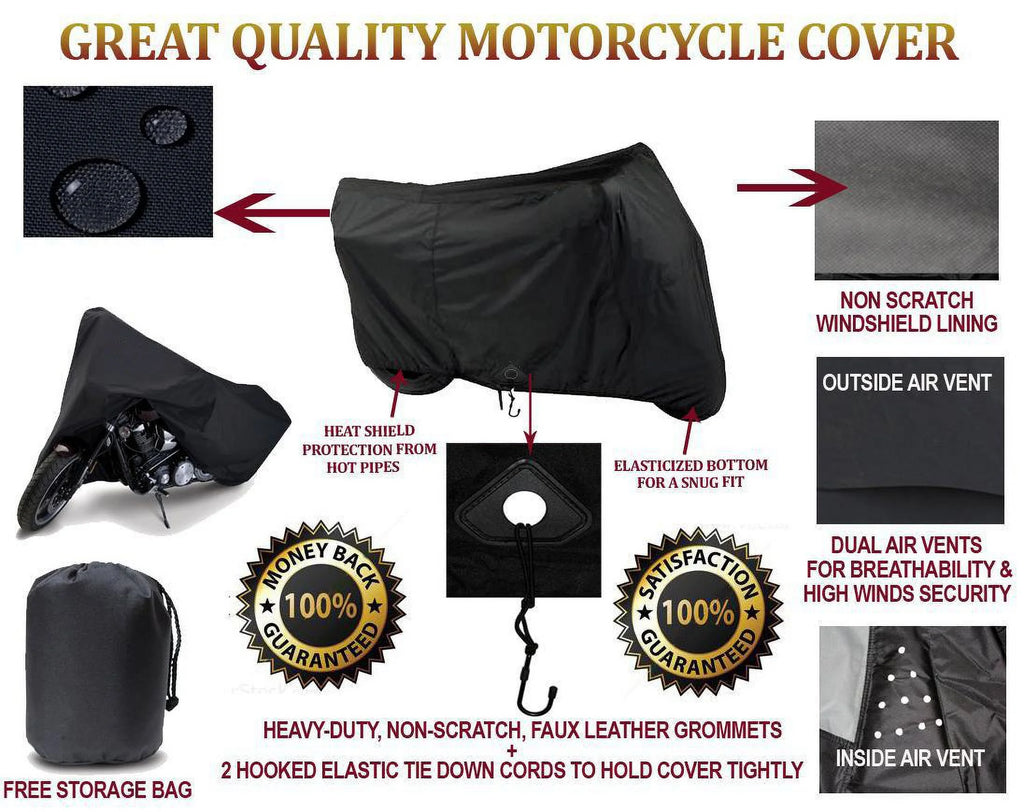 Heavy-Duty Motorcycle Cover Q30295