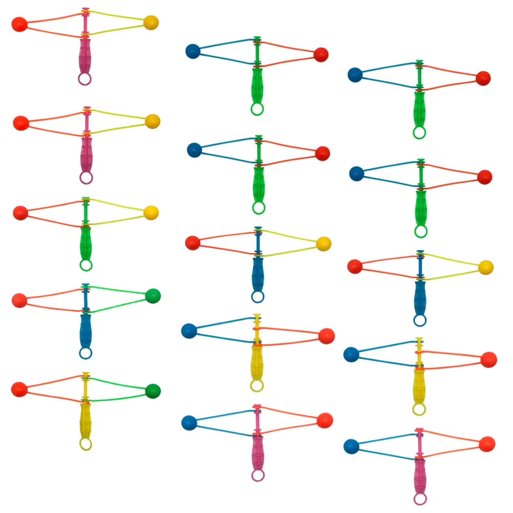30 Pcs Plastic Hand Cranked Bumper Ball Toy Noisemakers E66680
