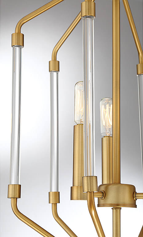 Warm Brass 3 Light Foyer P36051