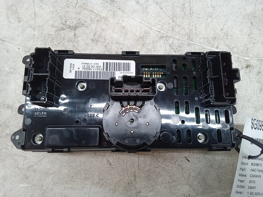 Temperature Control for Dodge Caravan Q54325