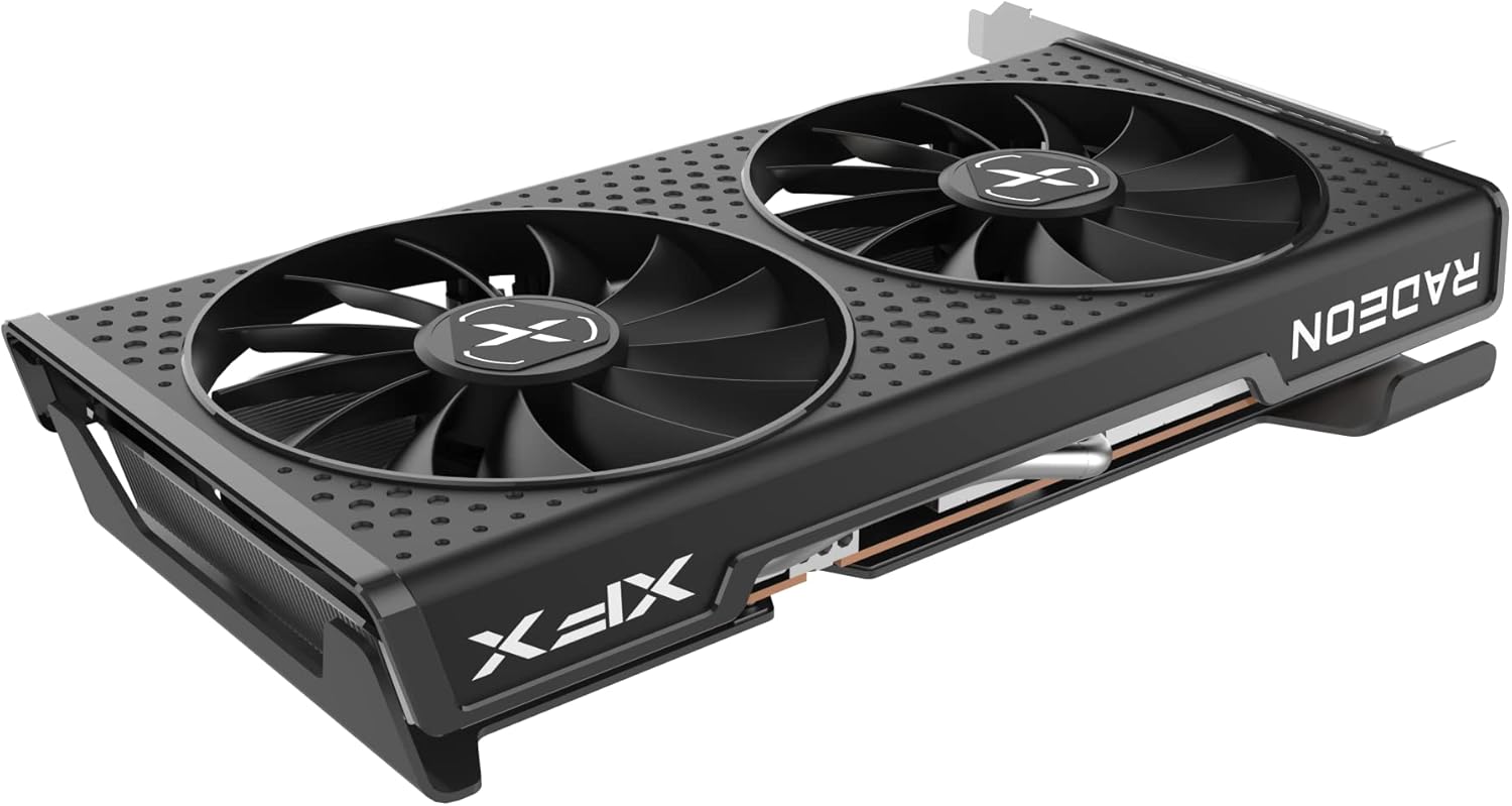 Black Gaming Graphics Card with 4GB GDDR6 T394