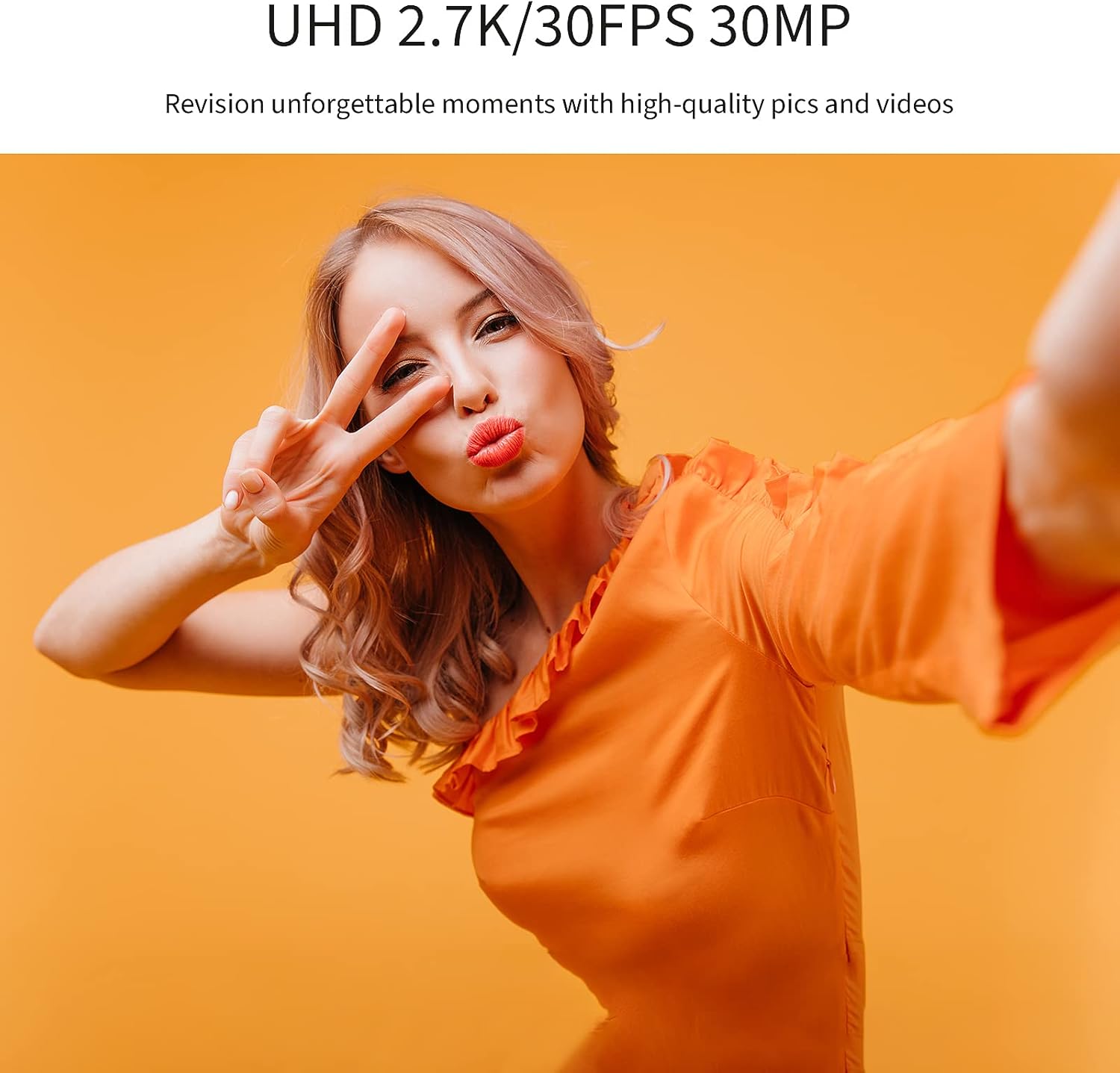 2.7K 30FPS Digital Video Camera with 2 Batteries IR Night Vision 30MP 270 Degree Rotation Screen T715