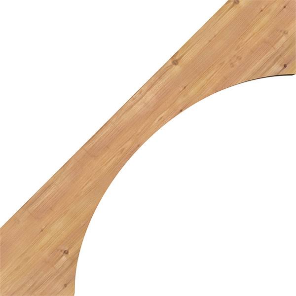 3 1/2x22W x 34x22D x 34x22H Western Red Cedar Smooth Brace S179038