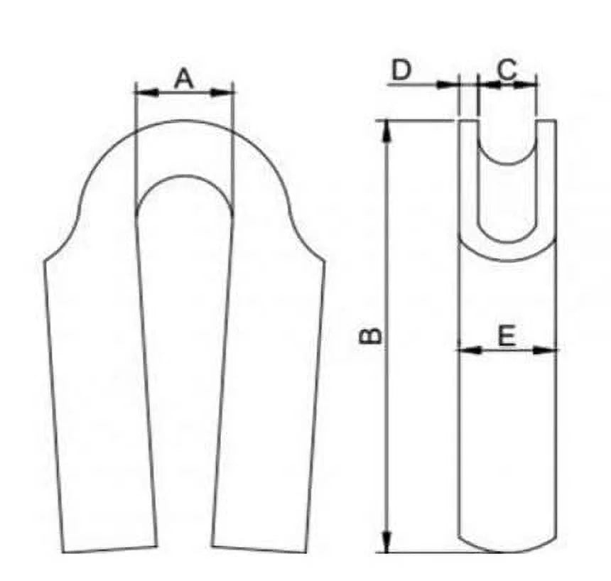 316 Stainless Steel Wire Rope Thimble 10-Pack J394