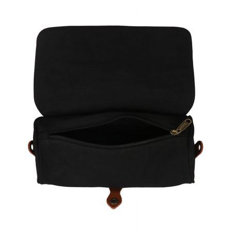 Canvas Black Bicycle Handlebar Bag O465281