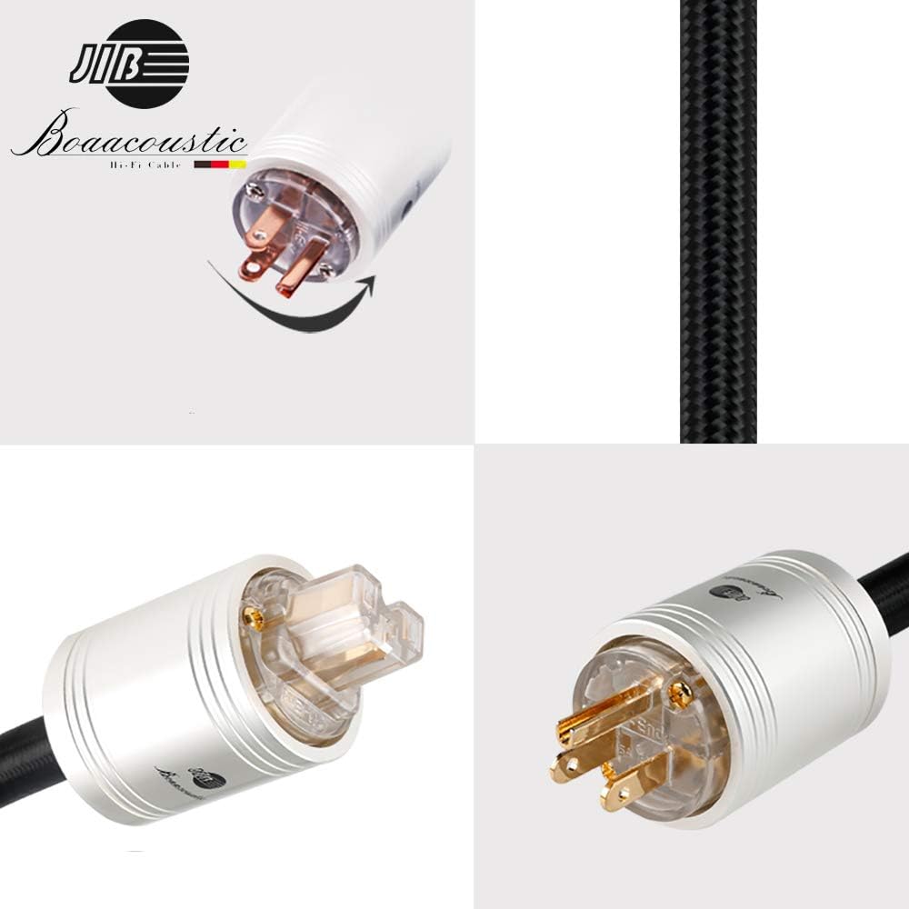 HiFi Power Cord, Male to Female Power Cable, US Plug, 3ft/1M R883