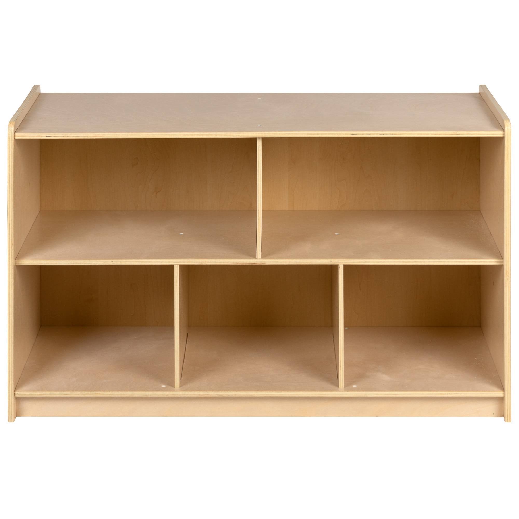 Wooden 5 Section School Classroom Storage Cabinet Q815