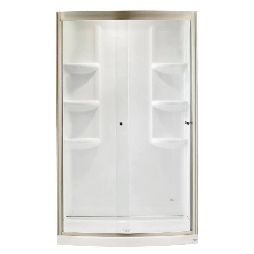 3-Piece Direct-to-Stud Shower Wall in Arctic White R834106