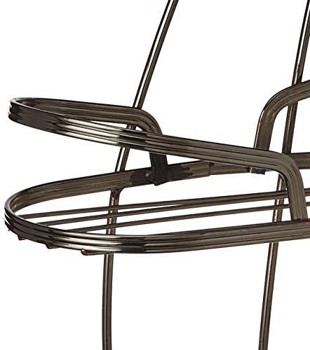 Onyx Swan Black Shelf Organizer Rack B634846