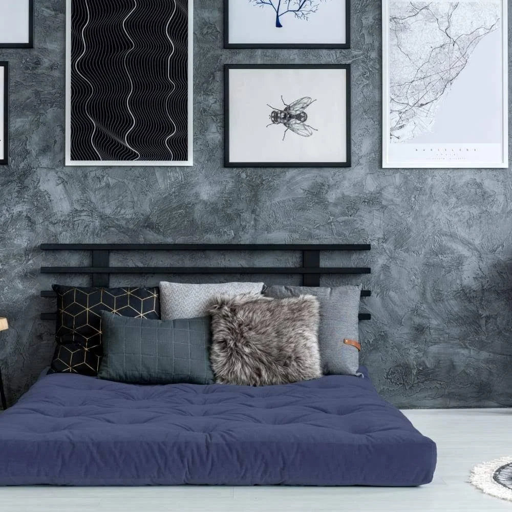 Navy Poly Foam Futon R307