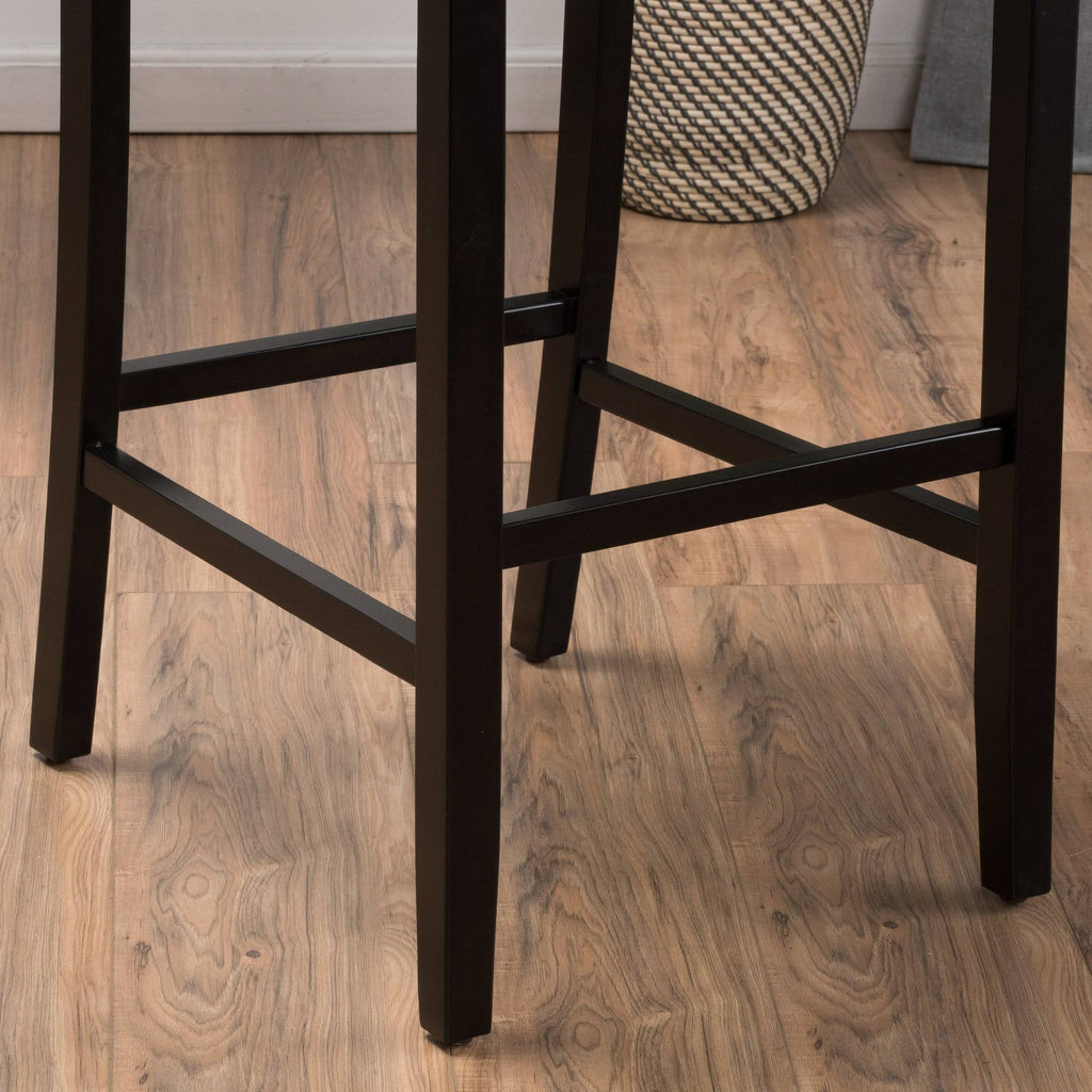 Brown Mocha Fabric Barstool (Set of 2) S2669