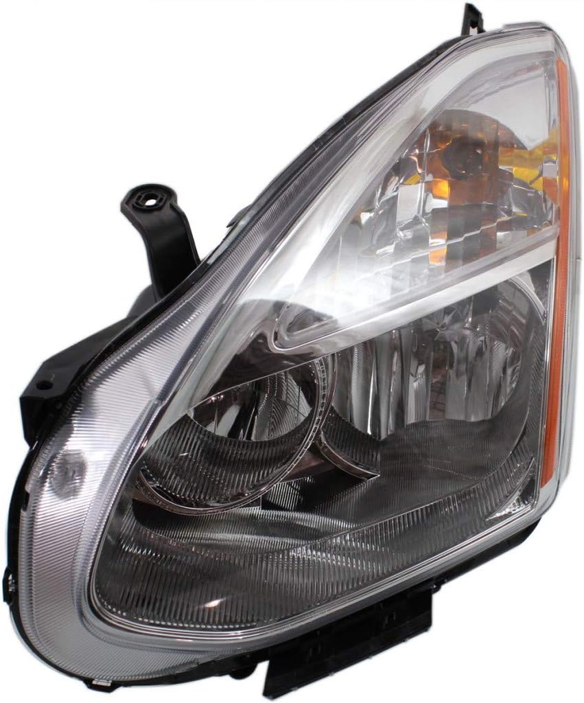 2009 2010 NISSAN ROGUE Headlight Assembly Driver Side with Bulbs T4345