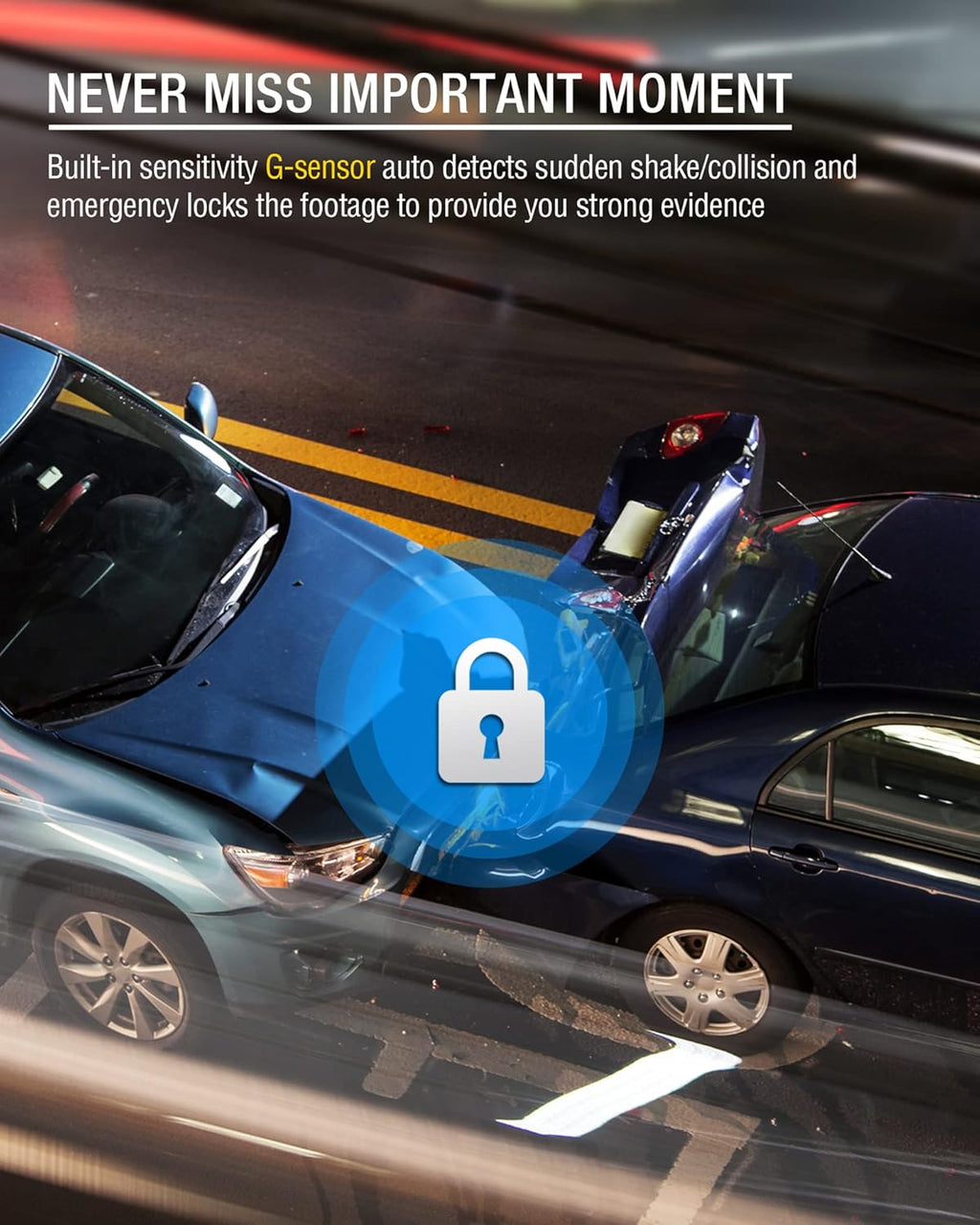 Dual Dash Cam 1080P+720P FHD Front and Inside Car Camera with IR Night Vision Pack of 2 C20727