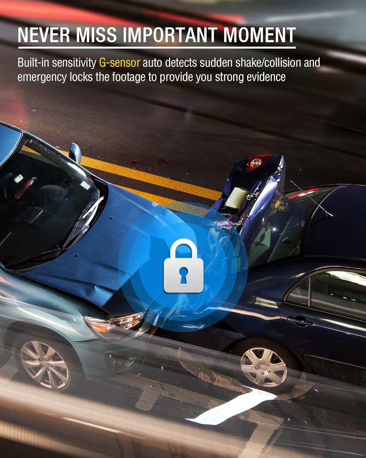Dual Dash Cam 1080P+720P FHD Front and Inside Car Camera with IR Night Vision Pack of 2 C20727