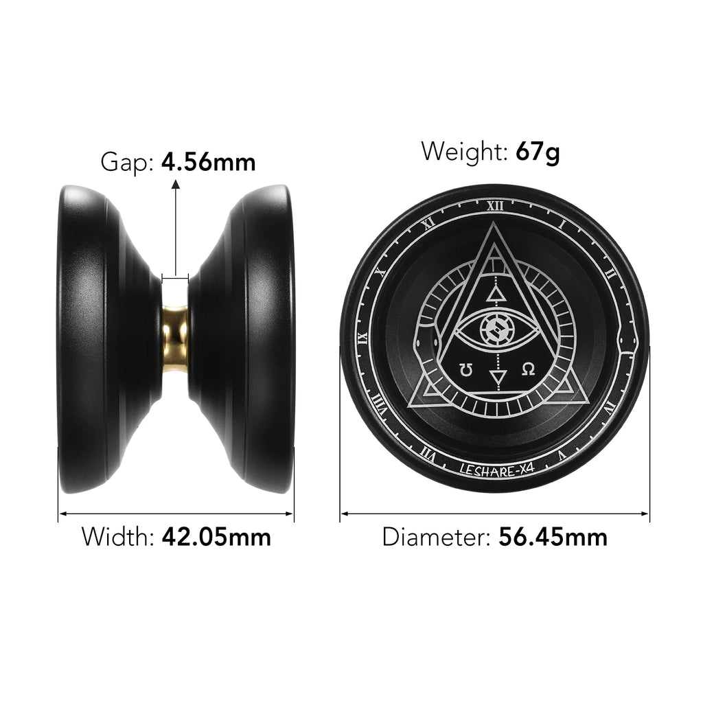 Aluminum Yoyo Ball with Strings and Glove Q83108