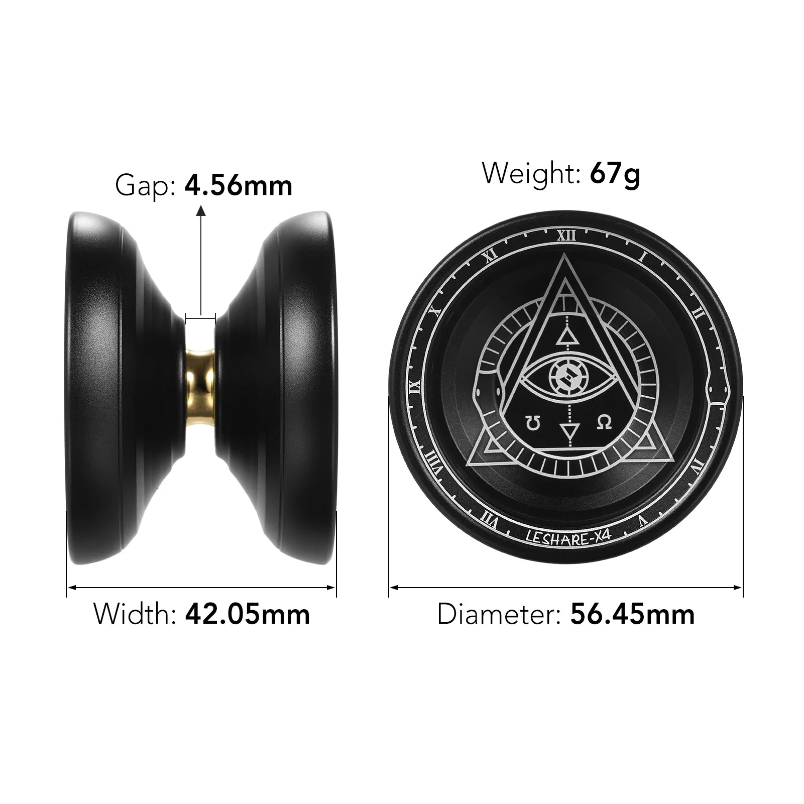 Aluminum Yoyo Ball with Strings and Glove Q83108