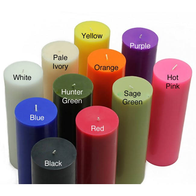 Orange Pillar Candle Bulk (24-Case) P739307