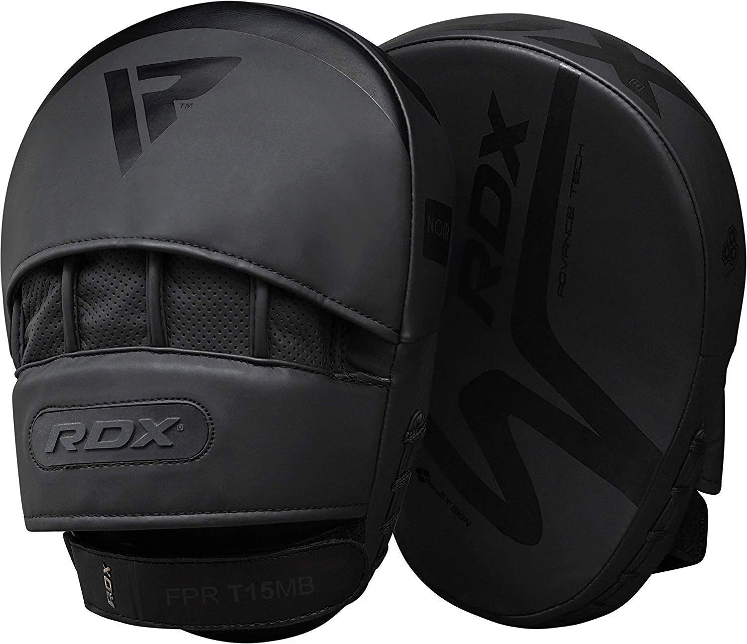 Black Leather Boxing Focus Mitts A960415