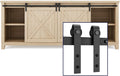 6.6FT Double Sliding Barn Hardware Kit for TV Stand, Closet, Window U190