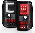 Black LED Tube Tail Lights for Ford F150 Pickup E11321