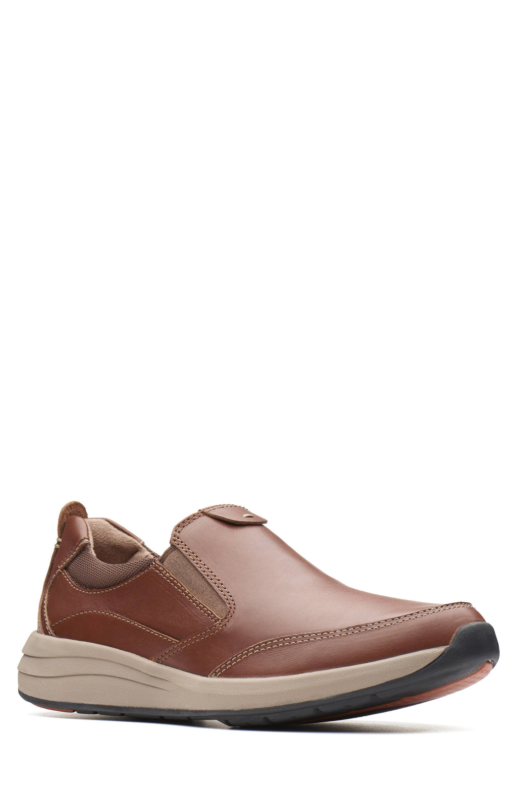 Dark Tan Leather Un Coast Walk Shoes Z864435
