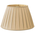 Round Pleated Lamp Shade, Gypsy Gold, 10 x 14.5 x 10 F15605