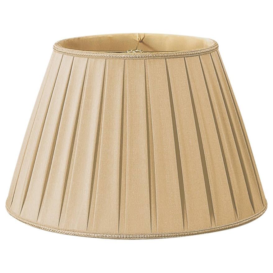 Round Pleated Lamp Shade, Gypsy Gold, 10 x 14.5 x 10 F15605