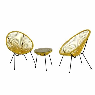Yellow Patio Chair U450594