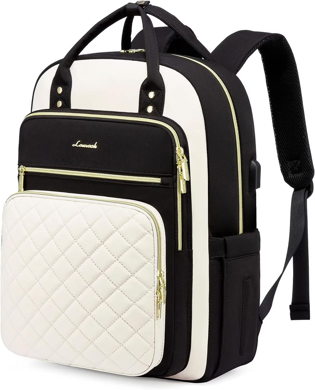 Laptop Backpack with 15.6 inch Laptop Compartment, Lightweight Travel Daypack with USB Port A351