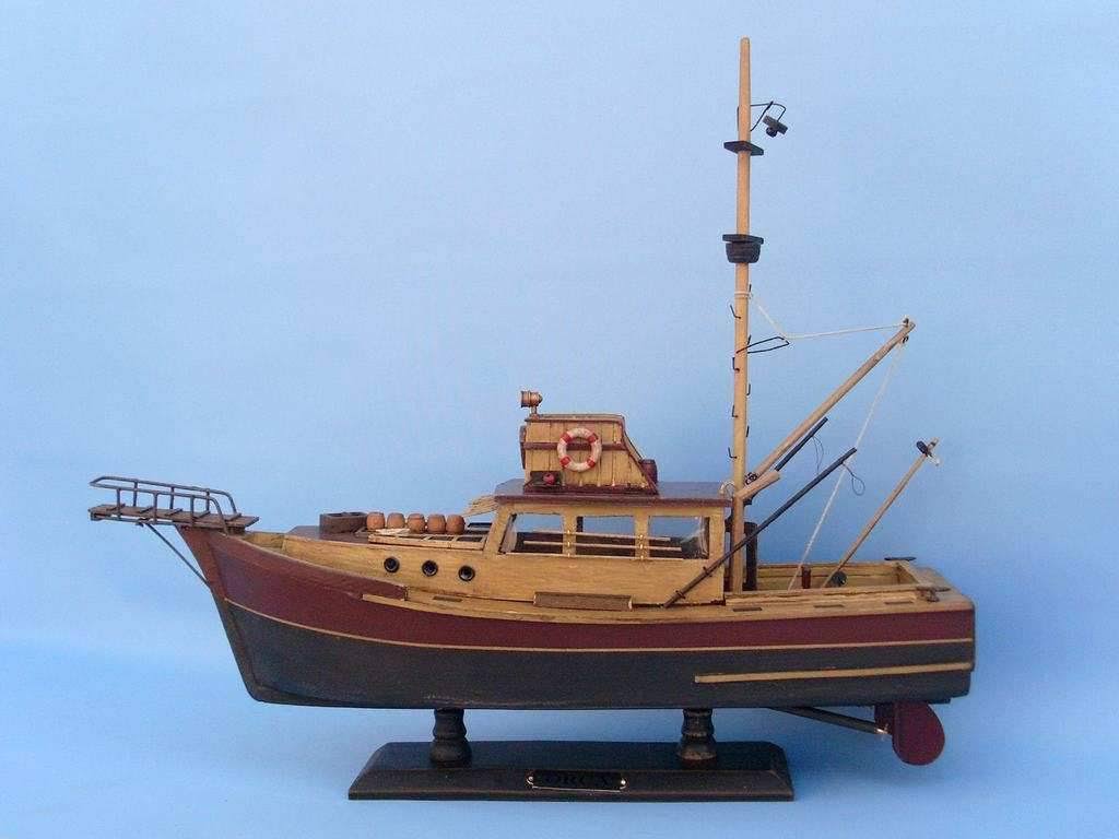 Wood Model Boat Nautical Decoration G6705