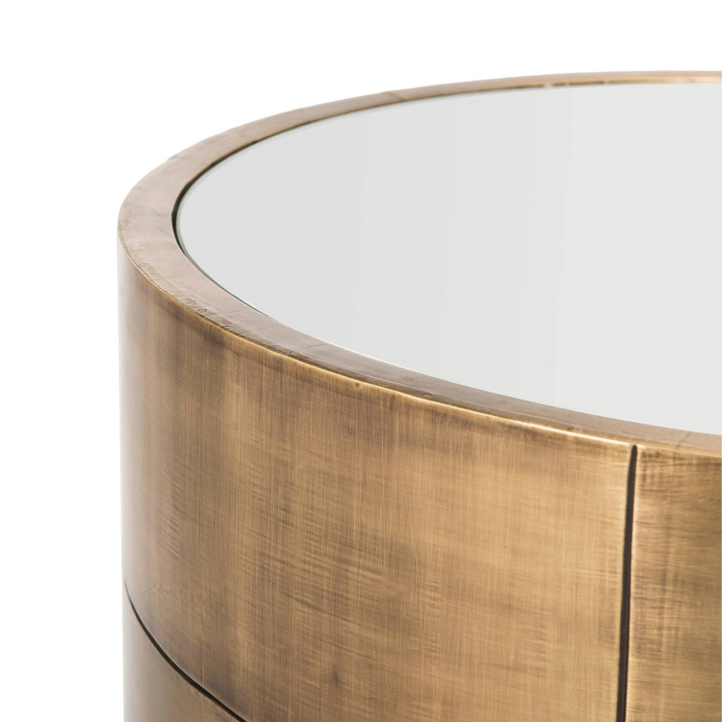 Brass Round Side Table W5220