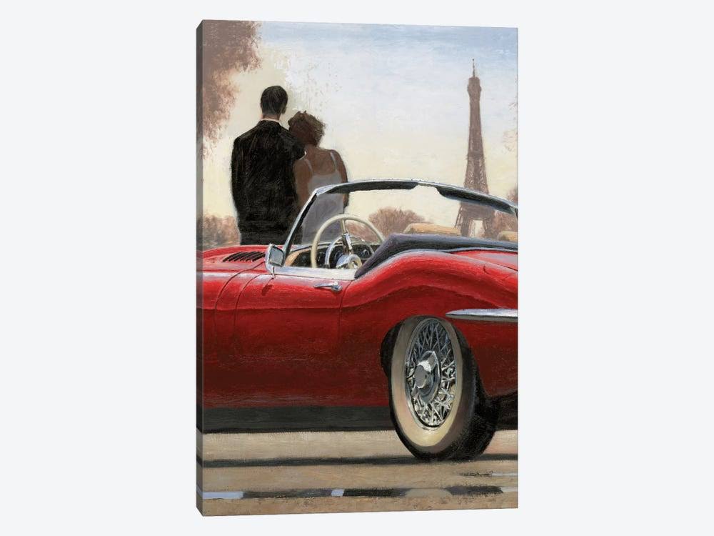 A Ride in Paris I Print Canvas Art L5236