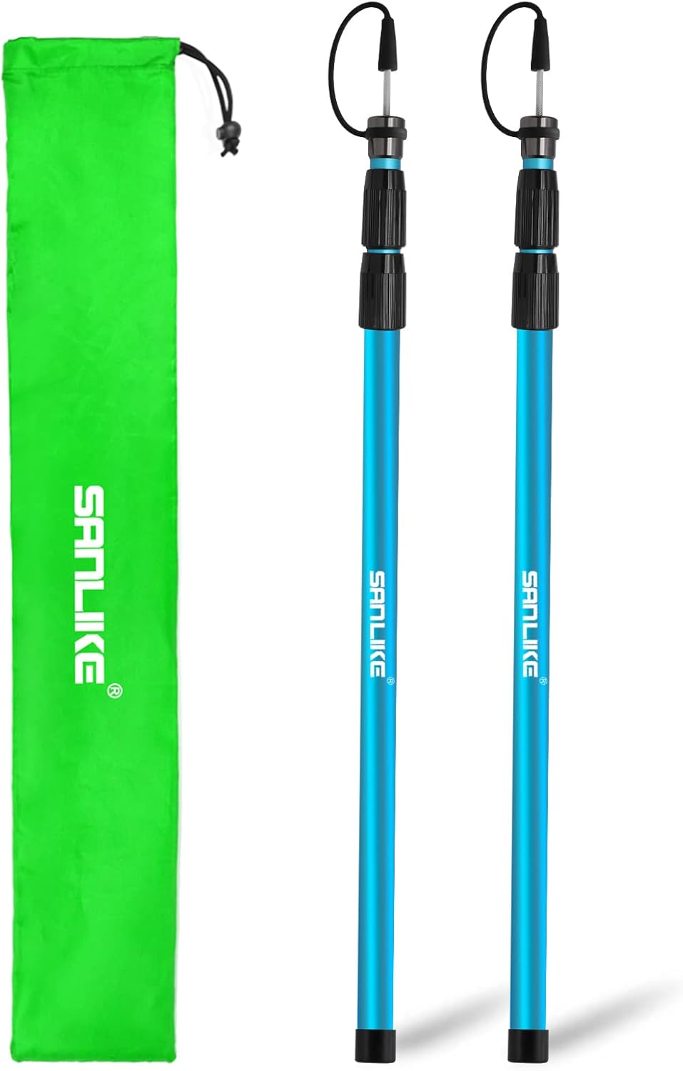 Aluminum Tarp Poles, Adjustable 80 inch, Set of 2 W2168