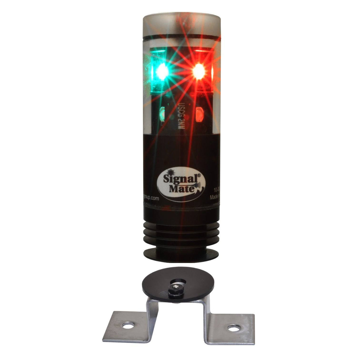 2 NM Pedestal Mount Tri-Color LED Navigation Light with Anchor Light T654008