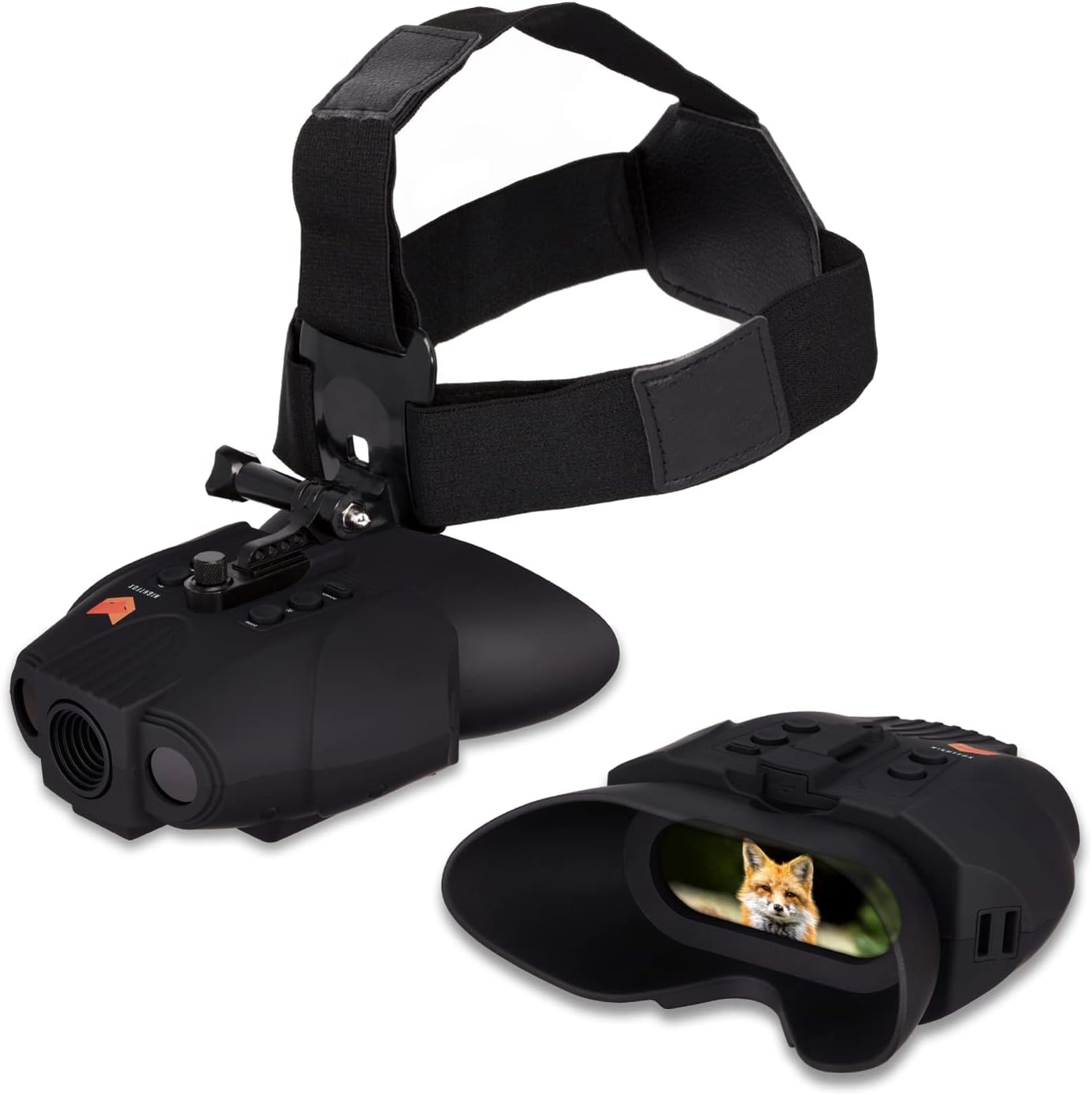 Night Vision Goggles Digital Infrared 1x Magnification 75yd Range Rechargeable Battery E15841