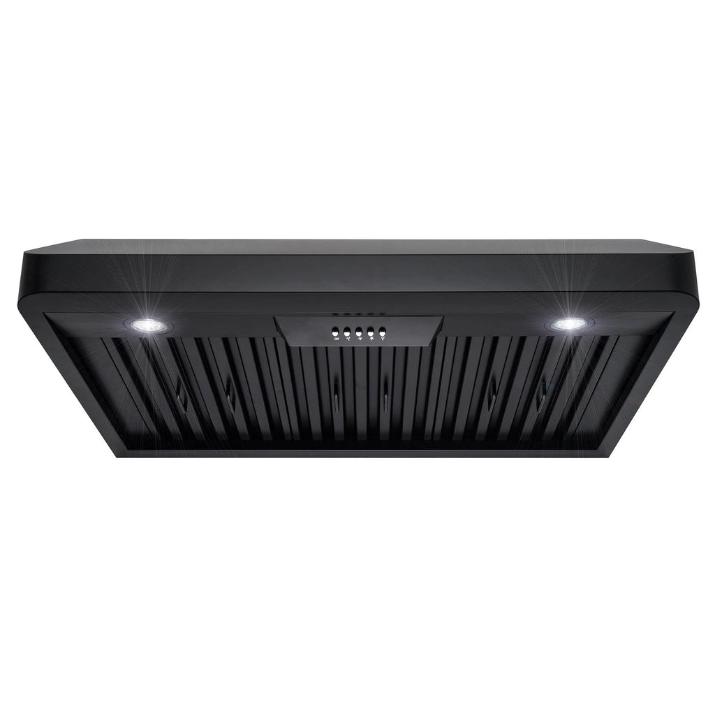 Black Stainless Steel Under Cabinet Range Hood T534447