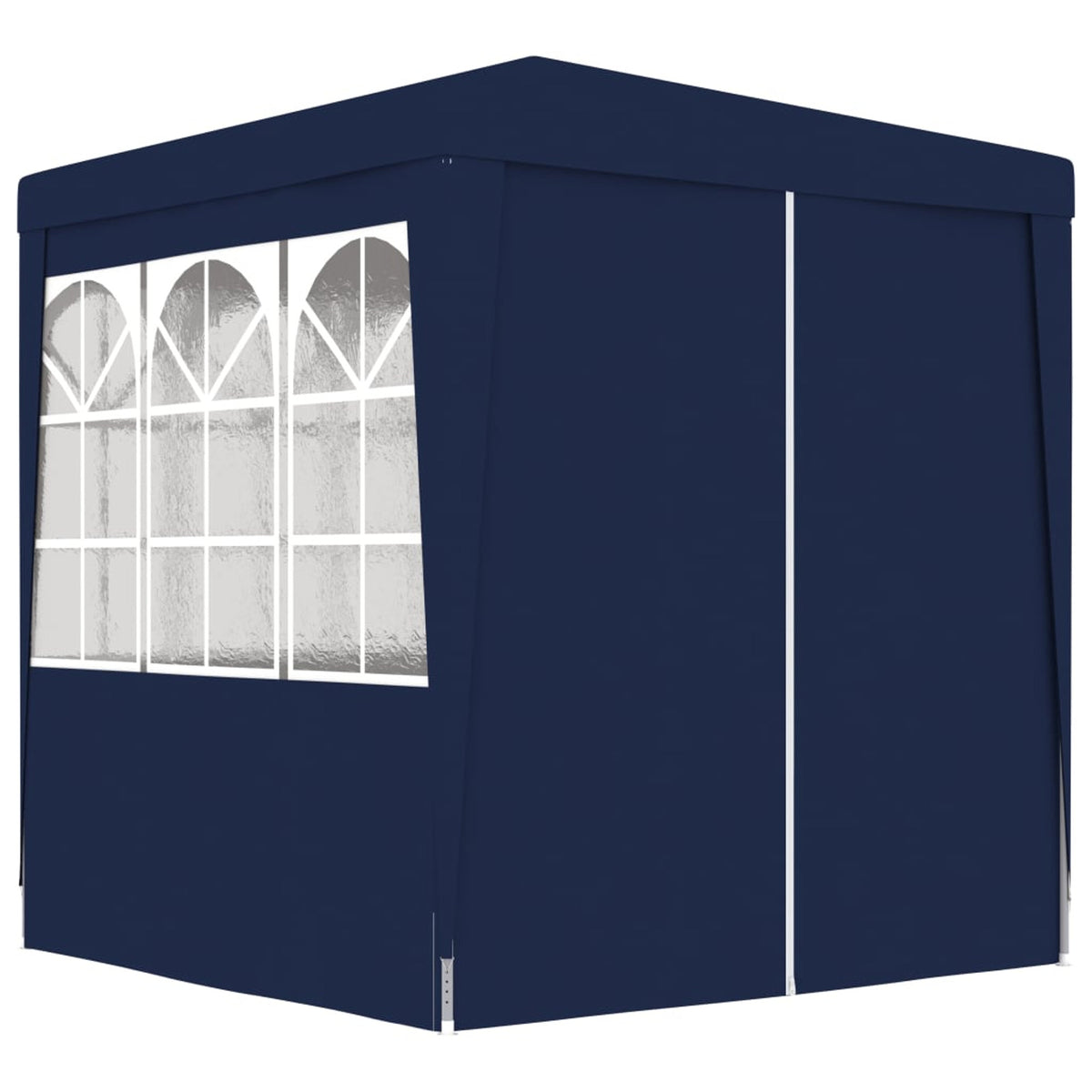 6.6'x6.6' Blue Party Tent with Side Walls E154976