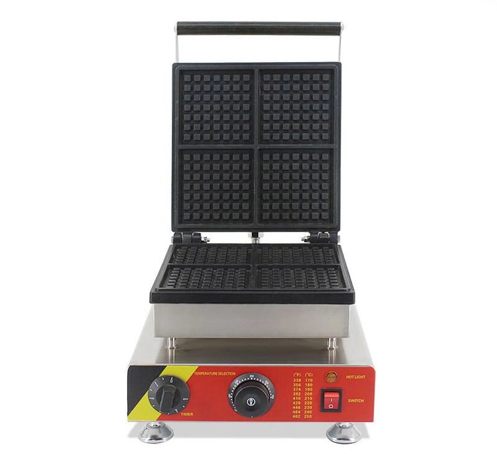 Square Waffle Baker Machine Nonstick Muffin Maker 4PCS P47528