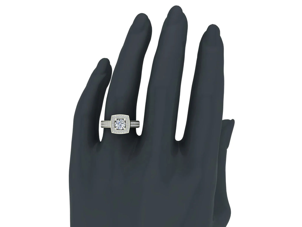 14K Gold 2.20 carat Diamond Engagement Ring T810401