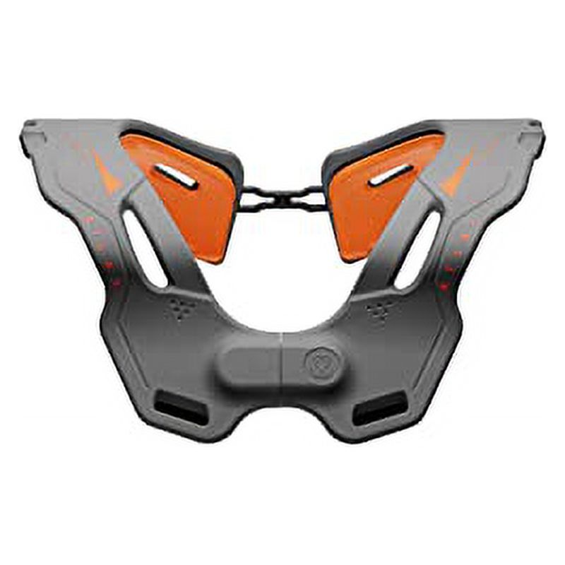Offroad Neck Brace Gray/Orange LG/XL O410399