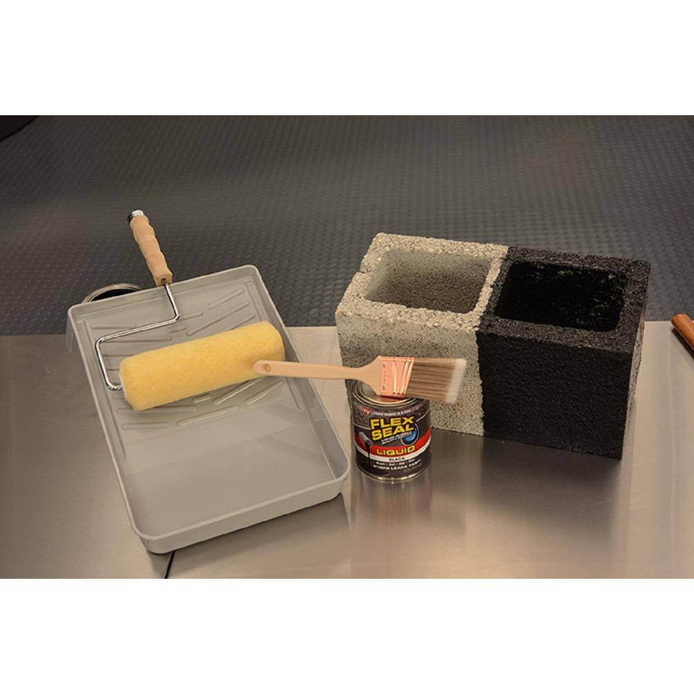 Black 128 fl oz Liquid Rubber Sealant Coating I442